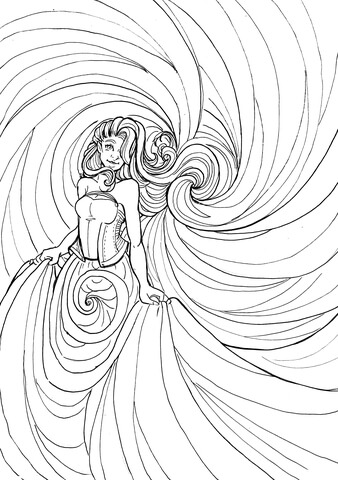 Ms Whirlwind Coloring Page